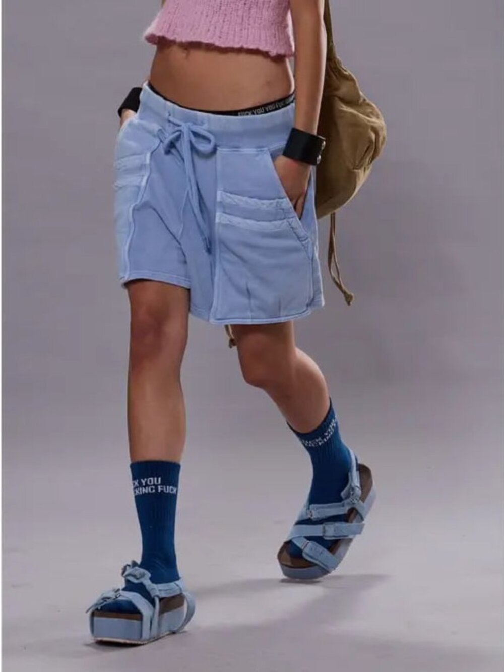R13 NWOT cotton shorts Light blue S